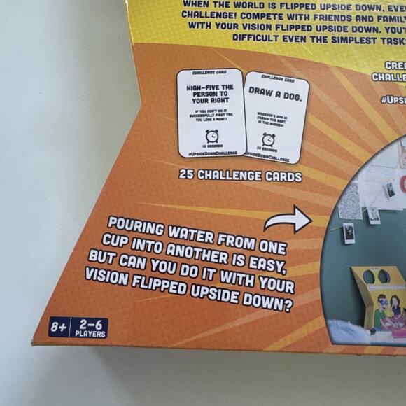 The Upside Down Challenge Game Kids Family Complete Fun Challenges NEW - Picture 3 of 7